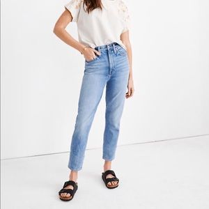 Madewell mom jeans in melva wash